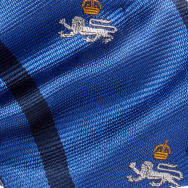 Blue Striped Silk Club Bow Tie Polo Ralph Lauren 3