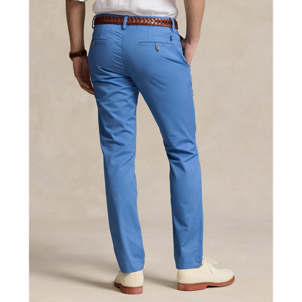 最安プラン Slim Stretch Fit IE Lauren® Ralph | Men for Trouser Chino Washed Clothing