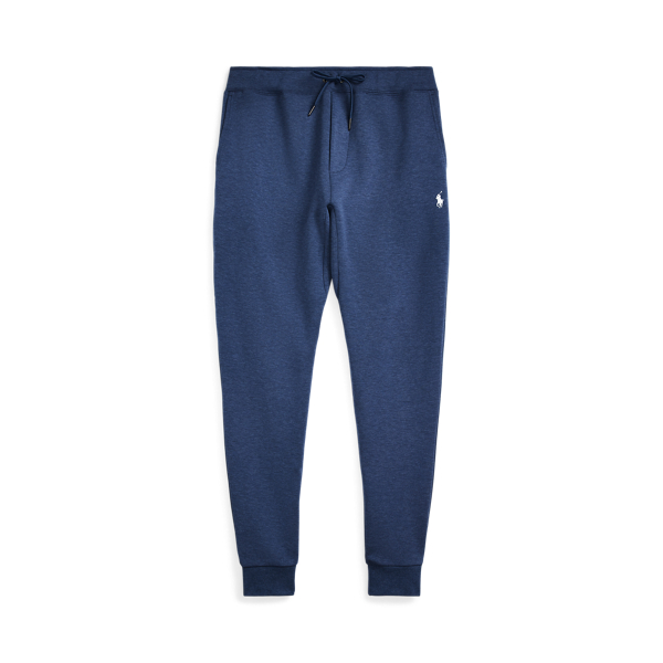 Pantaloni&nbsp;da jogging a maglia doppia Polo Ralph Lauren in Blu Derby m&eacute;lange 2