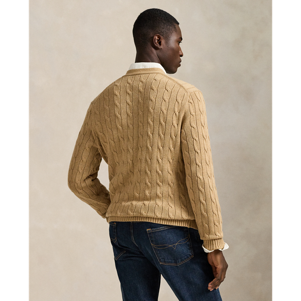 Cable-Knit Cotton Cardigan