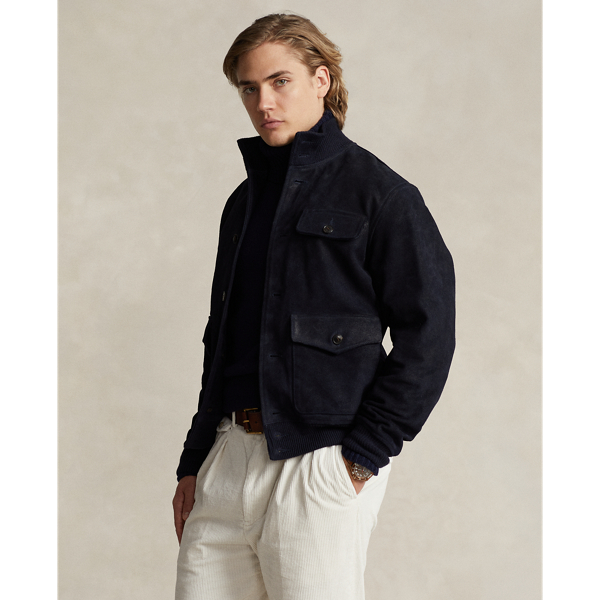 Ralph lauren suede coat hotsell