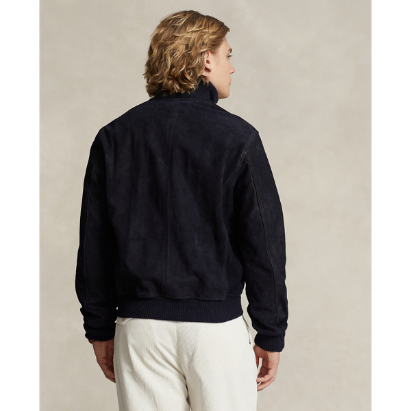 Collection Navy Roughout Suede Jacket Polo Ralph Lauren 5