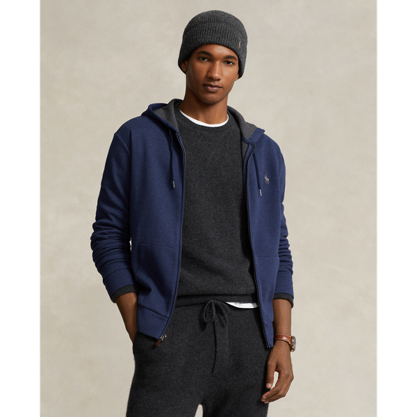 Ralph lauren cotton mesh hoodie online