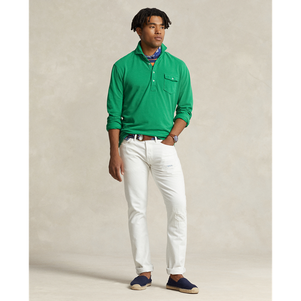 Stem Classic Fit Mesh Polo Shirt Polo Ralph Lauren 4