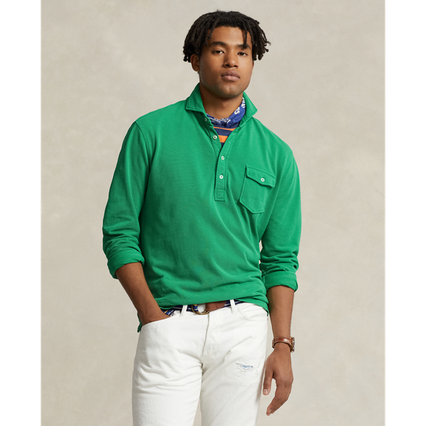 Stem Classic Fit Mesh Polo Shirt Polo Ralph Lauren 1