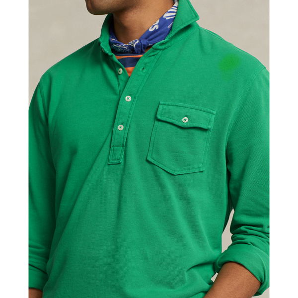 Stem Classic Fit Mesh Polo Shirt Polo Ralph Lauren 6