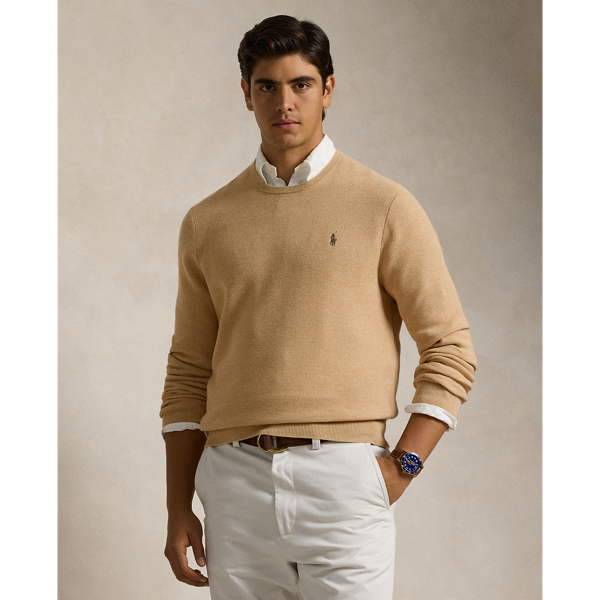 Men s Tan Jumpers Cardigans Ralph Lauren GI