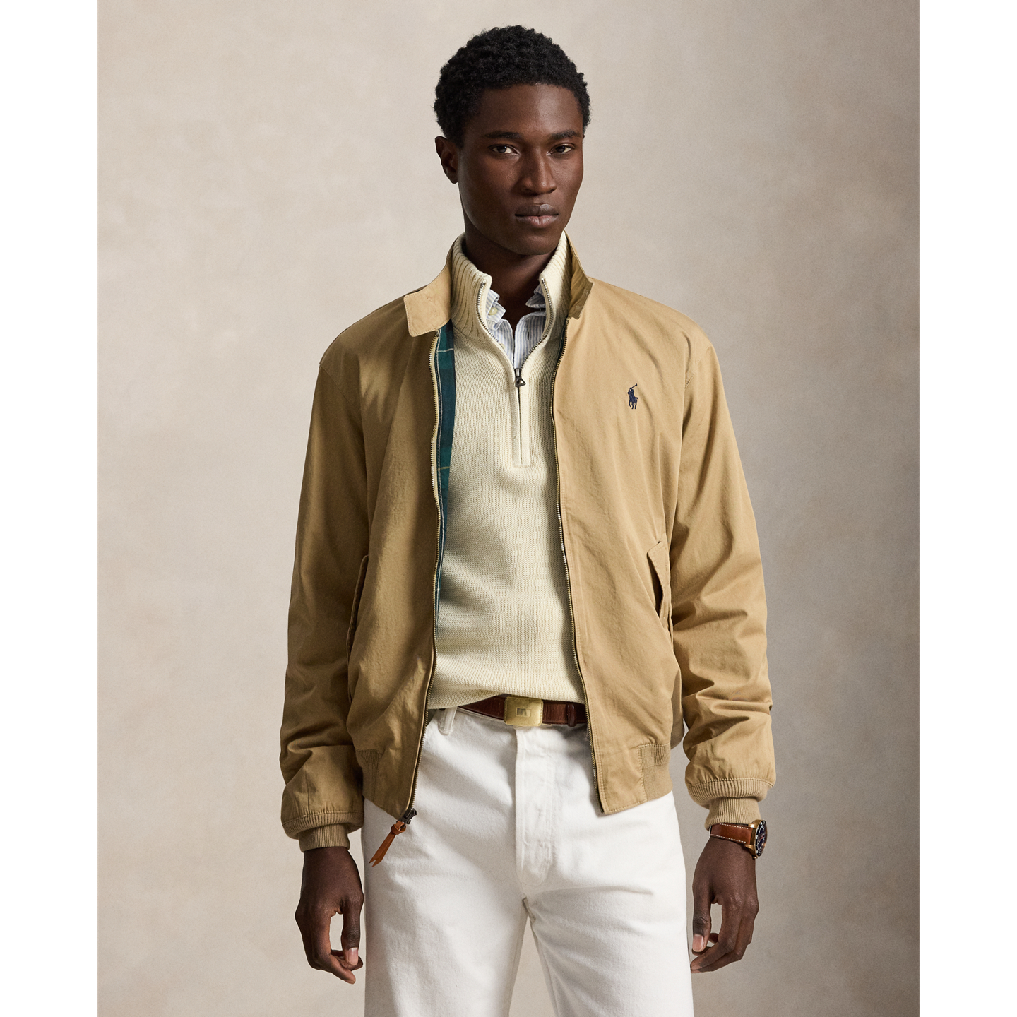 Мужская куртка Ralph Lauren The Bedford Twill, цвет: Рыжевато-коричневый — фото 5