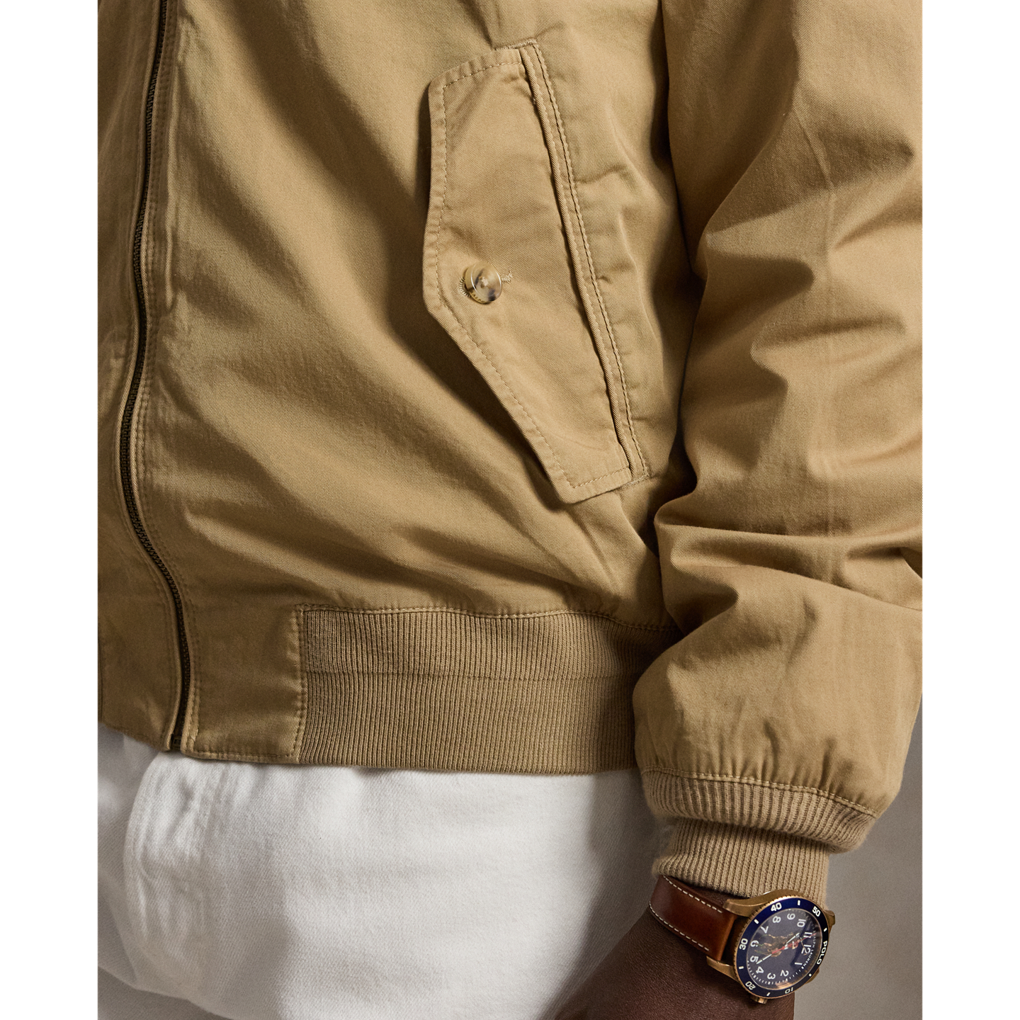 Мужская куртка Ralph Lauren The Bedford Twill, цвет: Рыжевато-коричневый — фото 4