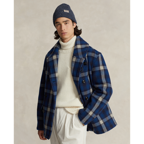 Buffalo Plaid Multi Plaid Wool-Blend Ranch Coat Polo Ralph Lauren 1