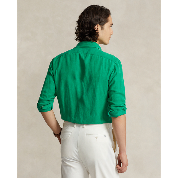 Stem Classic Fit Linen-Silk Workshirt Polo Ralph Lauren 5