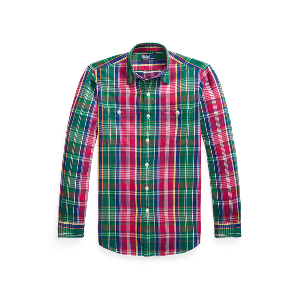 Classic Fit Plaid Flannel Workshirt