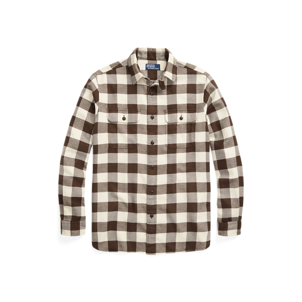 Classic Fit Checked Twill Workshirt Polo Ralph Lauren 1