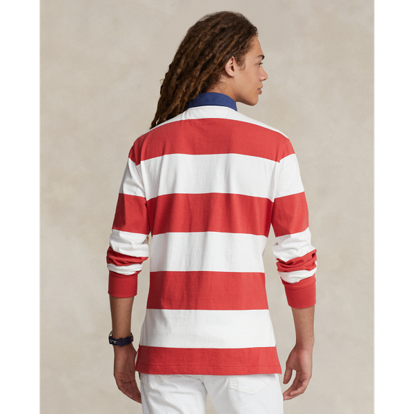 Classic Fit Striped Jersey Rugby Shirt for Men | Ralph
