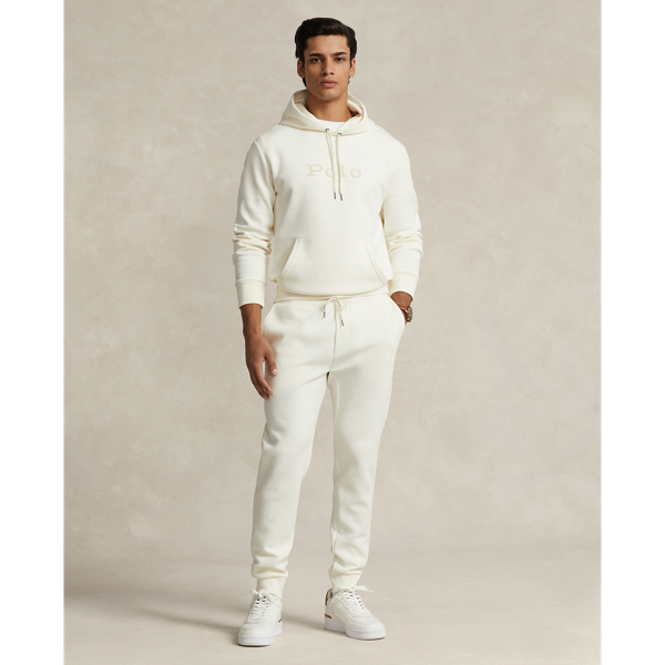 Sweat &agrave; capuche maille double Big Pony Polo Ralph Lauren en Cr&egrave;me clubhouse 4