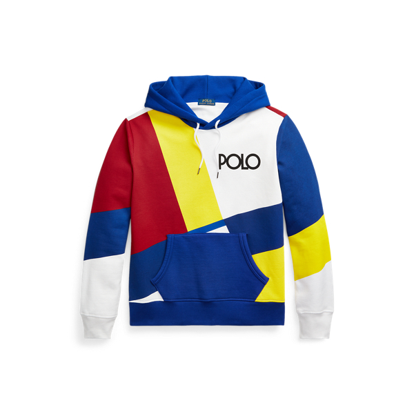 Ralph lauren color block hoodie best sale