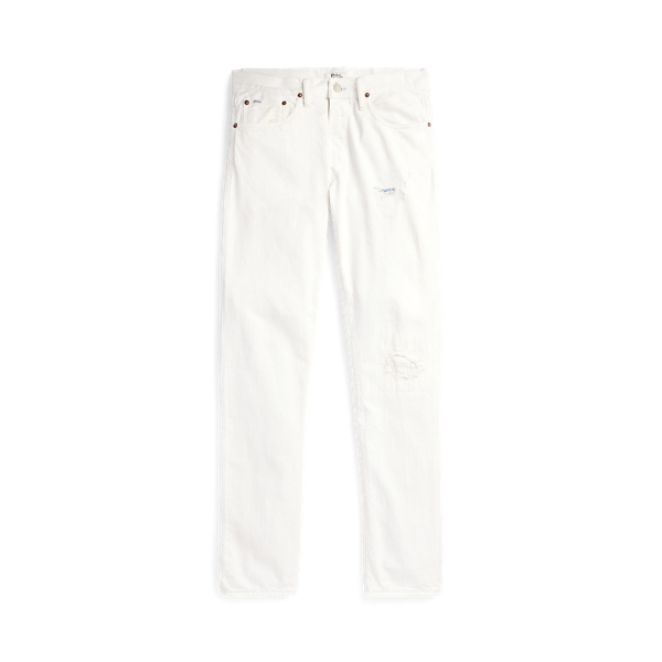 Relaxed Fit Distressed Chino Pant