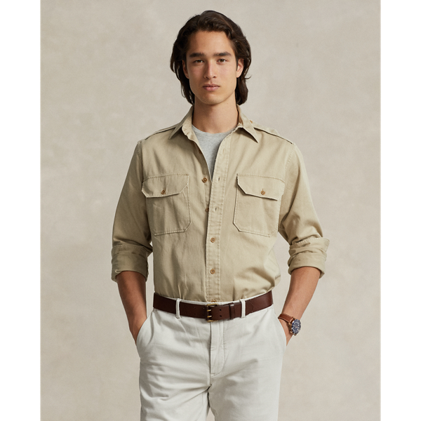 Classic Fit Twill Workshirt for Men Ralph Lauren IL