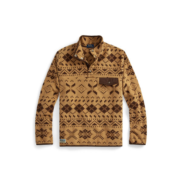 Fair Isle-Inspired Fleece Pullover