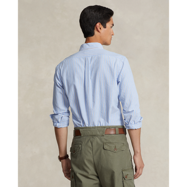 Custom Fit Striped Oxford Shirt