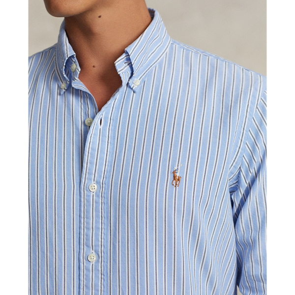 Polo ralph lauren striped oxford shirt hotsell