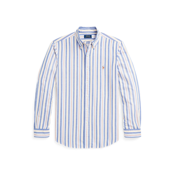 Custom Fit Striped Oxford Shirt Polo Ralph Lauren 1
