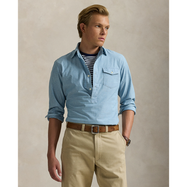 Polo ralph lauren classic fit chambray shirt online