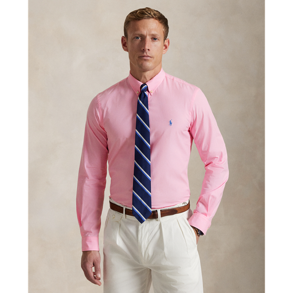 Pink polo oxford shirt hotsell