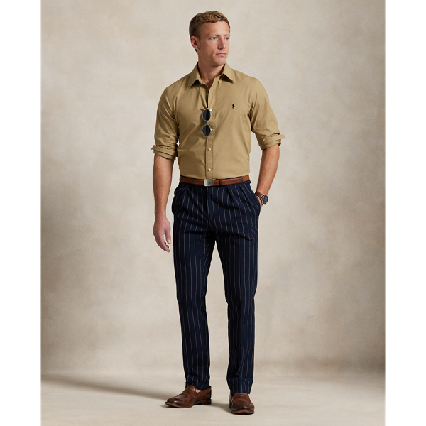 Custom Fit Stretch Poplin Shirt 