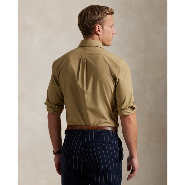 Custom Fit Stretch Poplin Shirt 