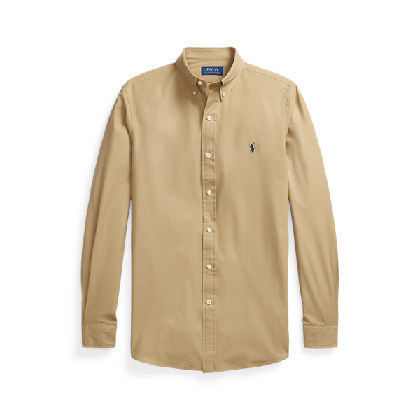 Custom Fit Stretch Poplin Shirt 