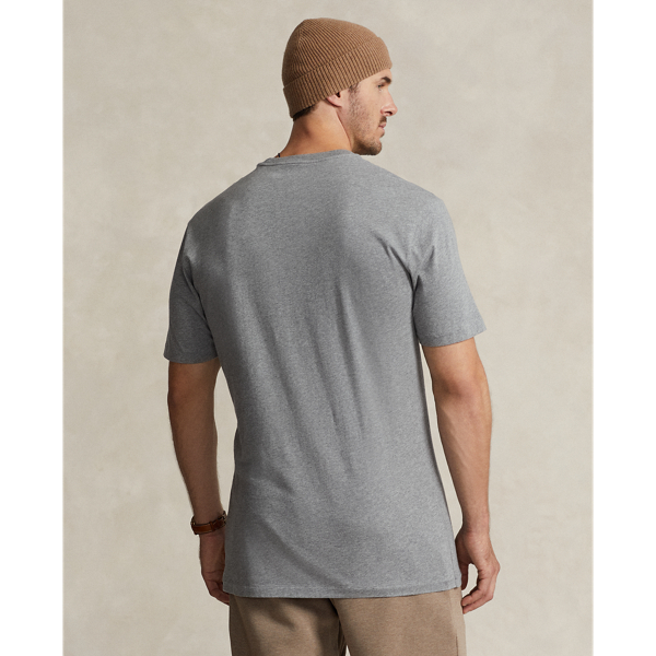 Rundhals-T-Shirt aus Jersey Big & Tall in Steel Heather 5