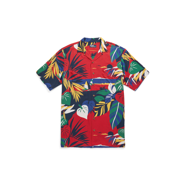 Hoffman Print Camp Shirt Big & Tall 1