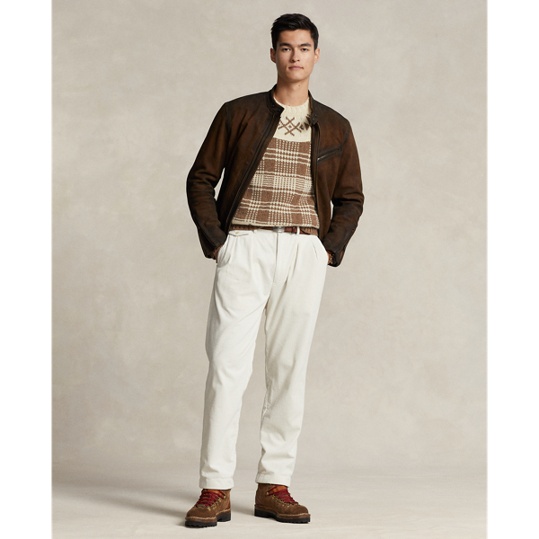 Brown Combo Plaid Wool-Linen Sweater Polo Ralph Lauren 4