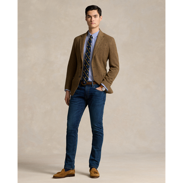 Slim Fit Striped Stretch Poplin Shirt