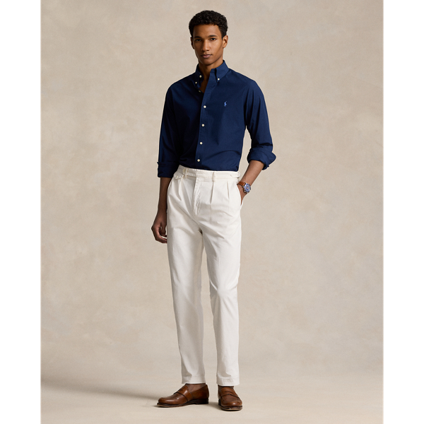 Custom Fit Stretch Poplin Shirt