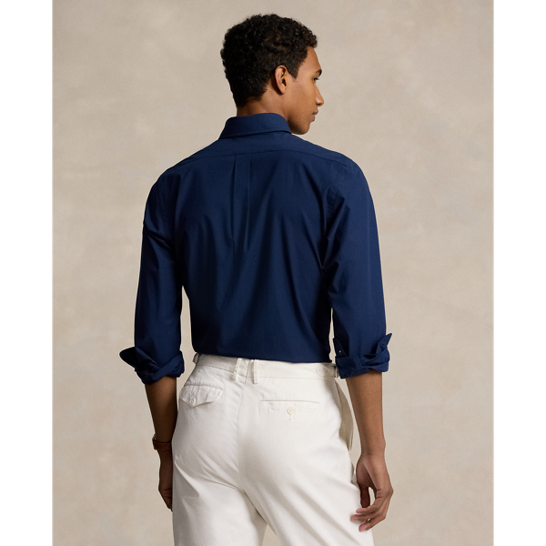 Custom Fit Stretch Poplin Shirt