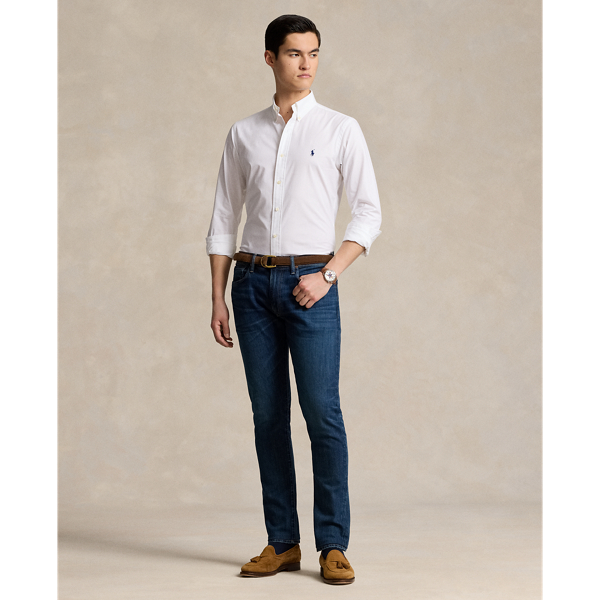 Custom Fit Stretch Poplin Shirt
