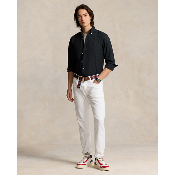 Custom Fit Stretch Poplin Shirt