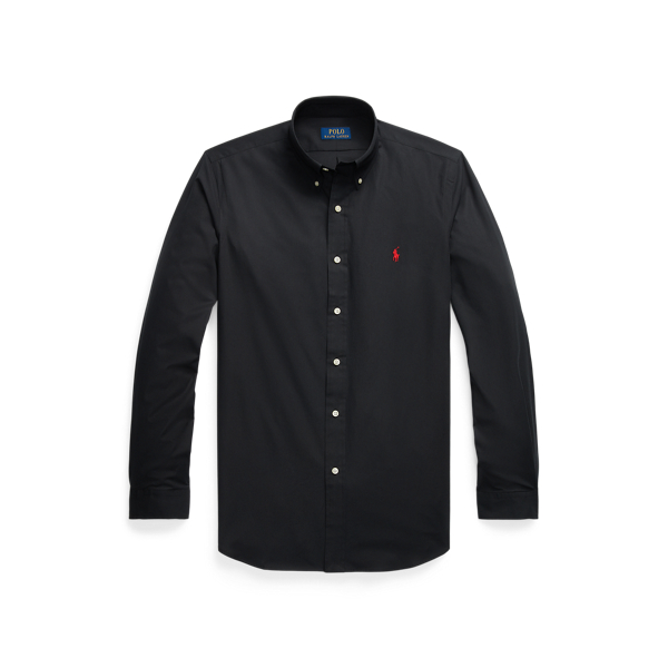 Custom Fit Stretch Poplin Shirt