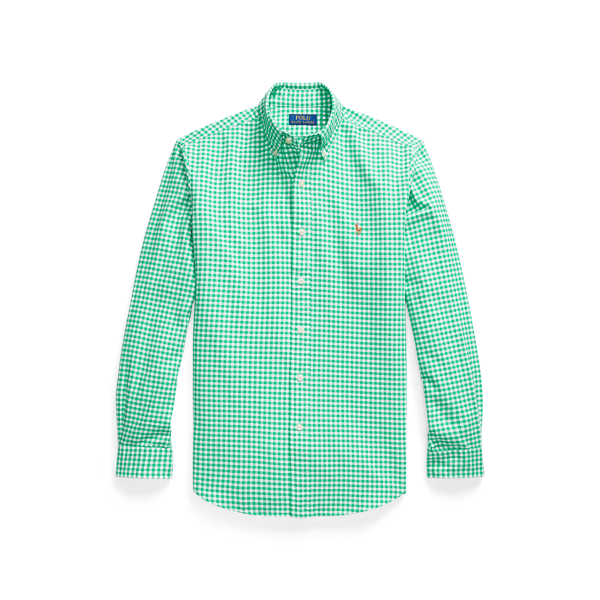 Custom Fit Gingham Oxford Shirt Polo Ralph Lauren 1