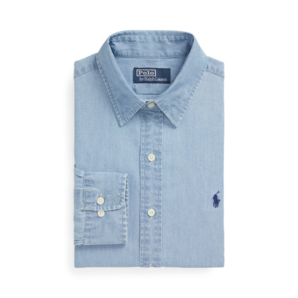 Ralph lauren chambray oxford best sale