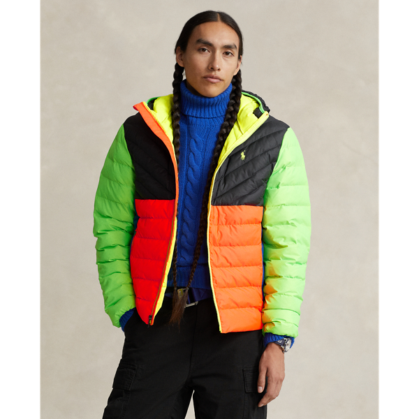 Polo Black Multi Neon Packable Water-Repellent Jacket Polo Ralph Lauren 1