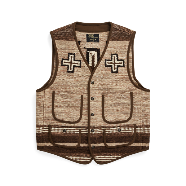 PRL x Naiomi Glasses Blanket Vest Polo Ralph Lauren 1