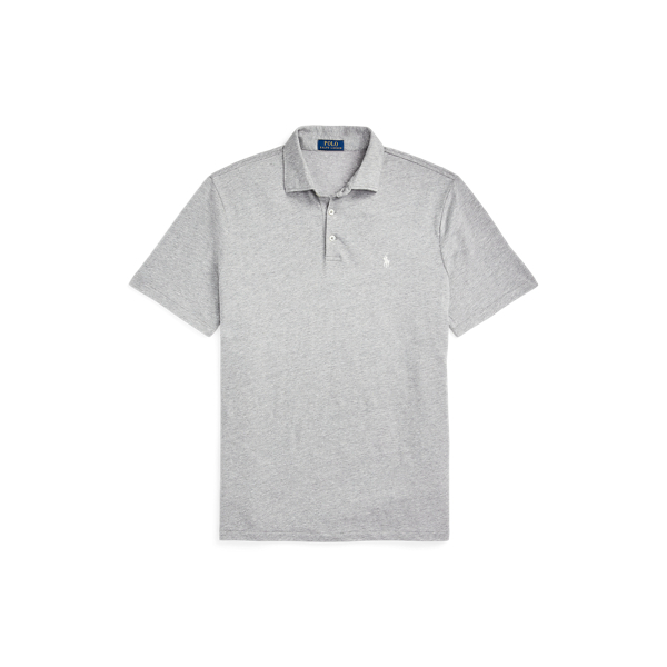 Steel Heather Classic Fit Cotton-Linen Mesh Polo Shirt Polo Ralph Lauren 2
