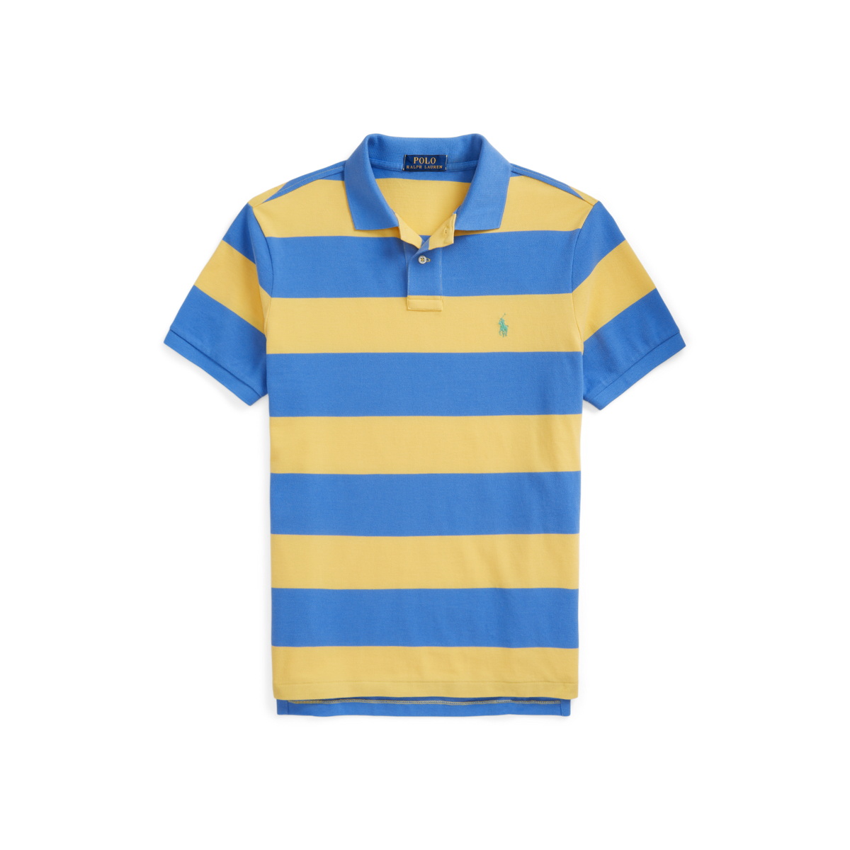 【POLO RALPH LAUREN】CUSTOM SLIM FIT STRIPED MESHポロシャツ Custom Slim Fit Striped Mesh Polo Shirt