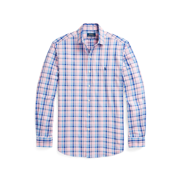 Classic Fit Plaid Stretch Poplin Shirt Polo Ralph Lauren in 1