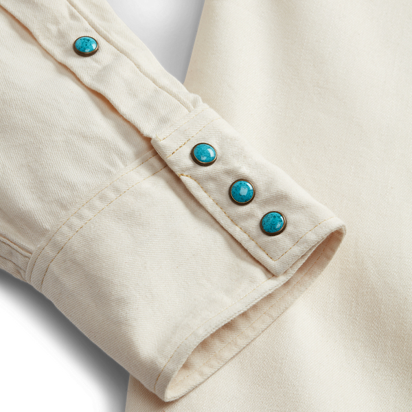 PRL x Naiomi Glasses Denim Western Shirt