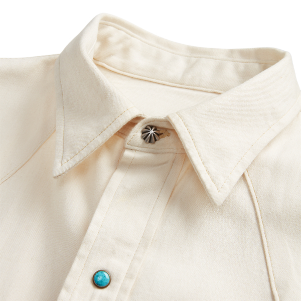 PRL x Naiomi Glasses Denim Western Shirt