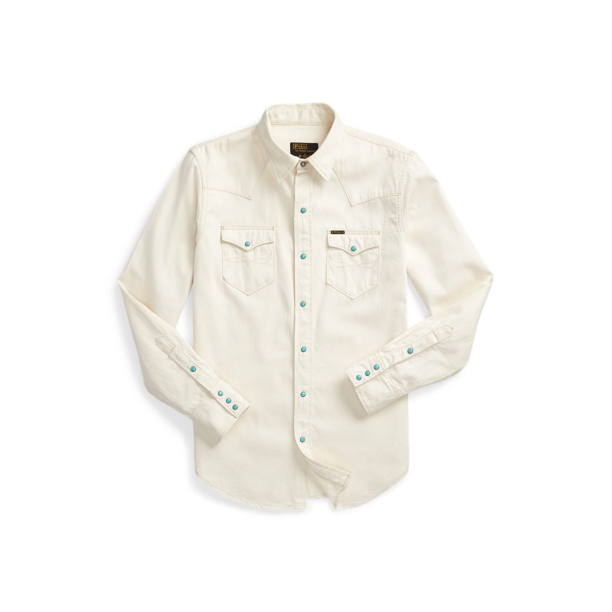 PRL x Naiomi Glasses Denim Western Shirt